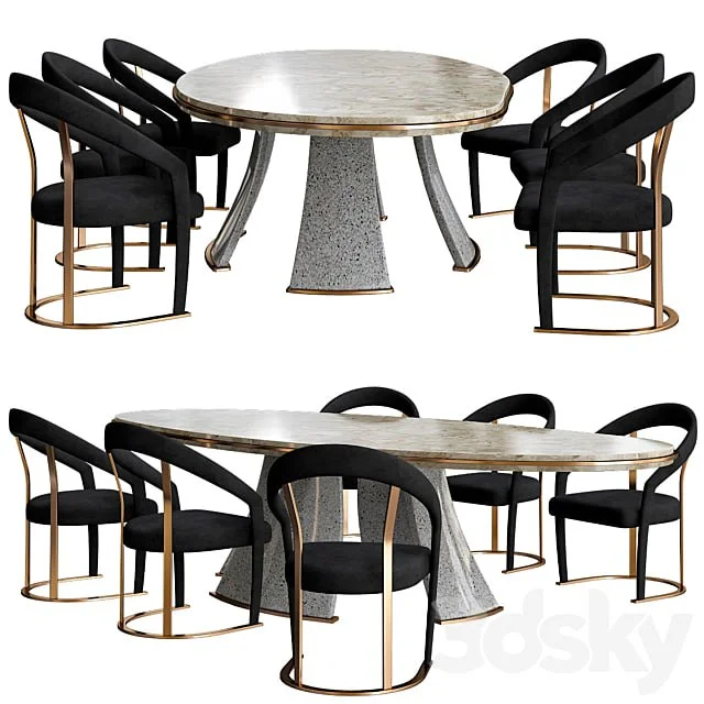 Dining table DAMIEN Longhi
